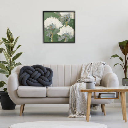 Abstract Flower Buds Framed Art
