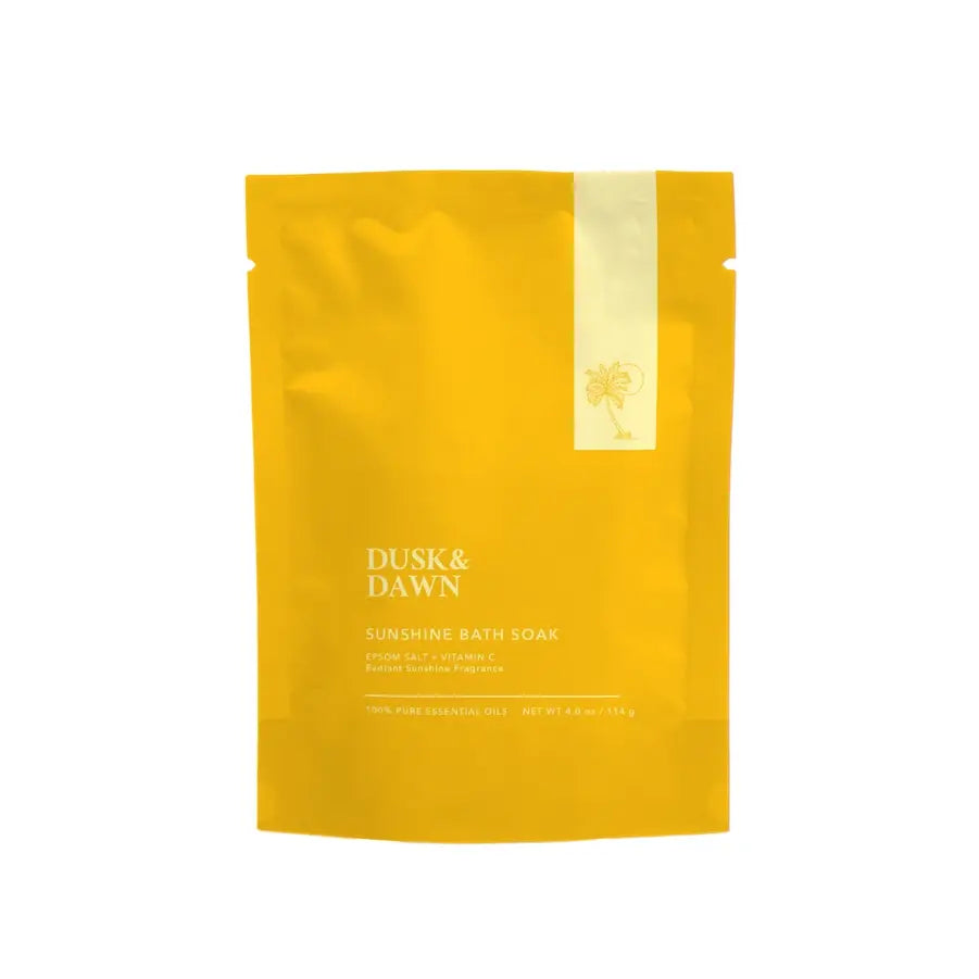 Sunshine Bath Soak - Epsom Salt + Vitamin C - Summer Yellow
