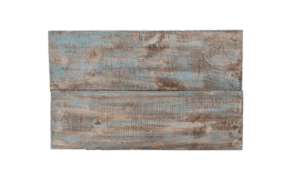 Chula Cake Table LARGE -Display-Reclaimed Wood-Turquoise