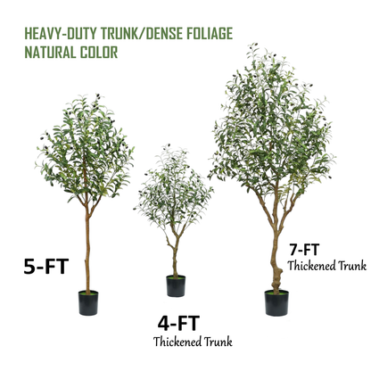 Extra-Dense Foliage-Artificial Quality Realistic Olive Tree