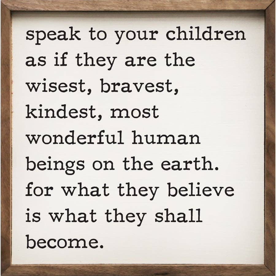 Speak To Your Children