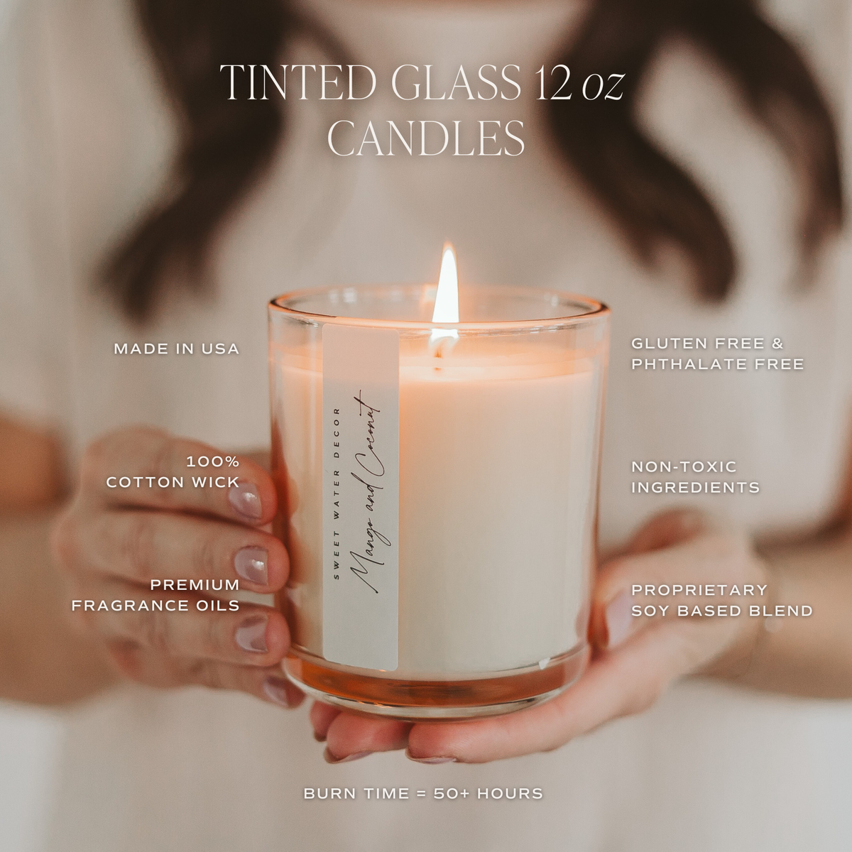 All Over Hearts 12 oz Soy Candle - Valentine's Day