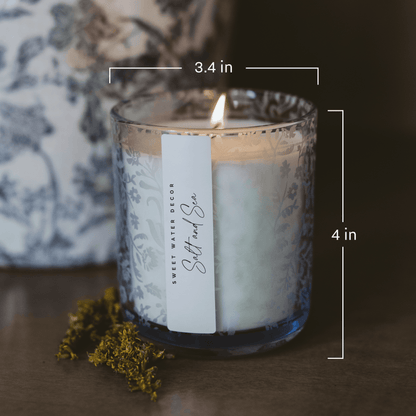 *NEW* Coastal Lemon 12 oz Soy Candle - Home Decor and Gifts