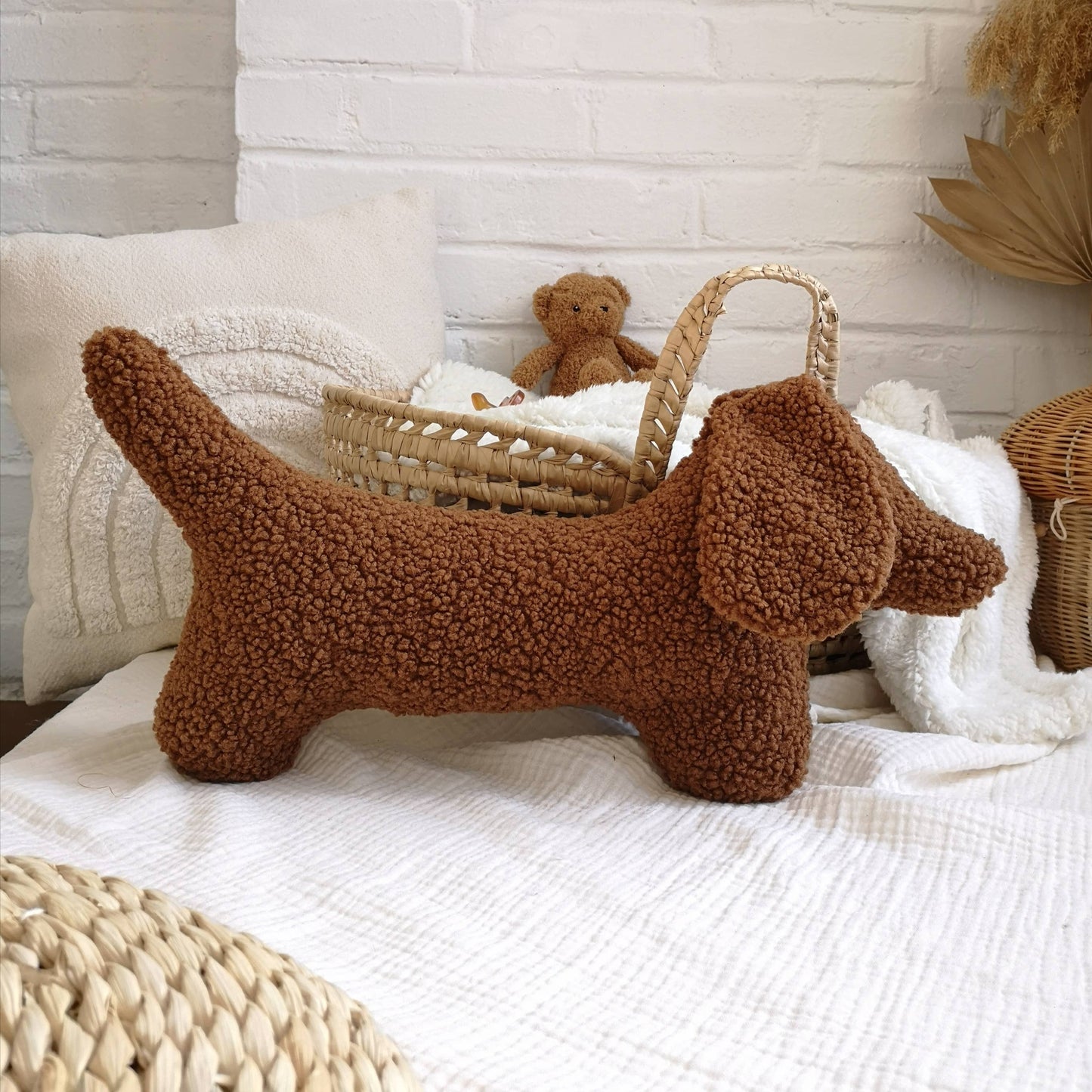 Dachshund Dog Plush Throw Pillow - 5 colors