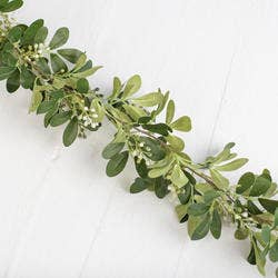 Faux Tea Olive Greenery - Select Garlands or Branch Stems