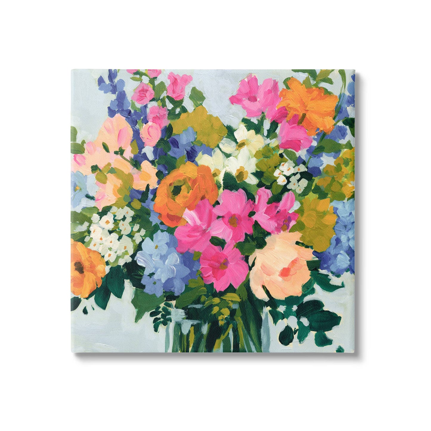 Vivid Bouquet Blooms Canvas Art