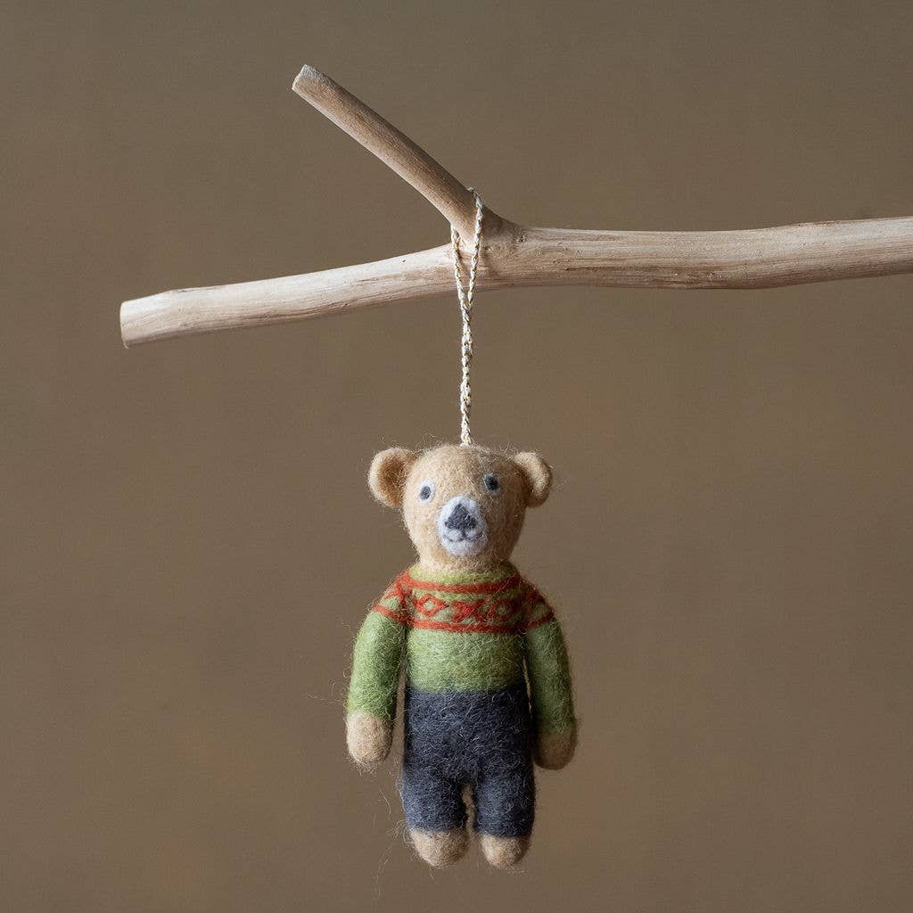Ornaments Natural Wool Handmade in India