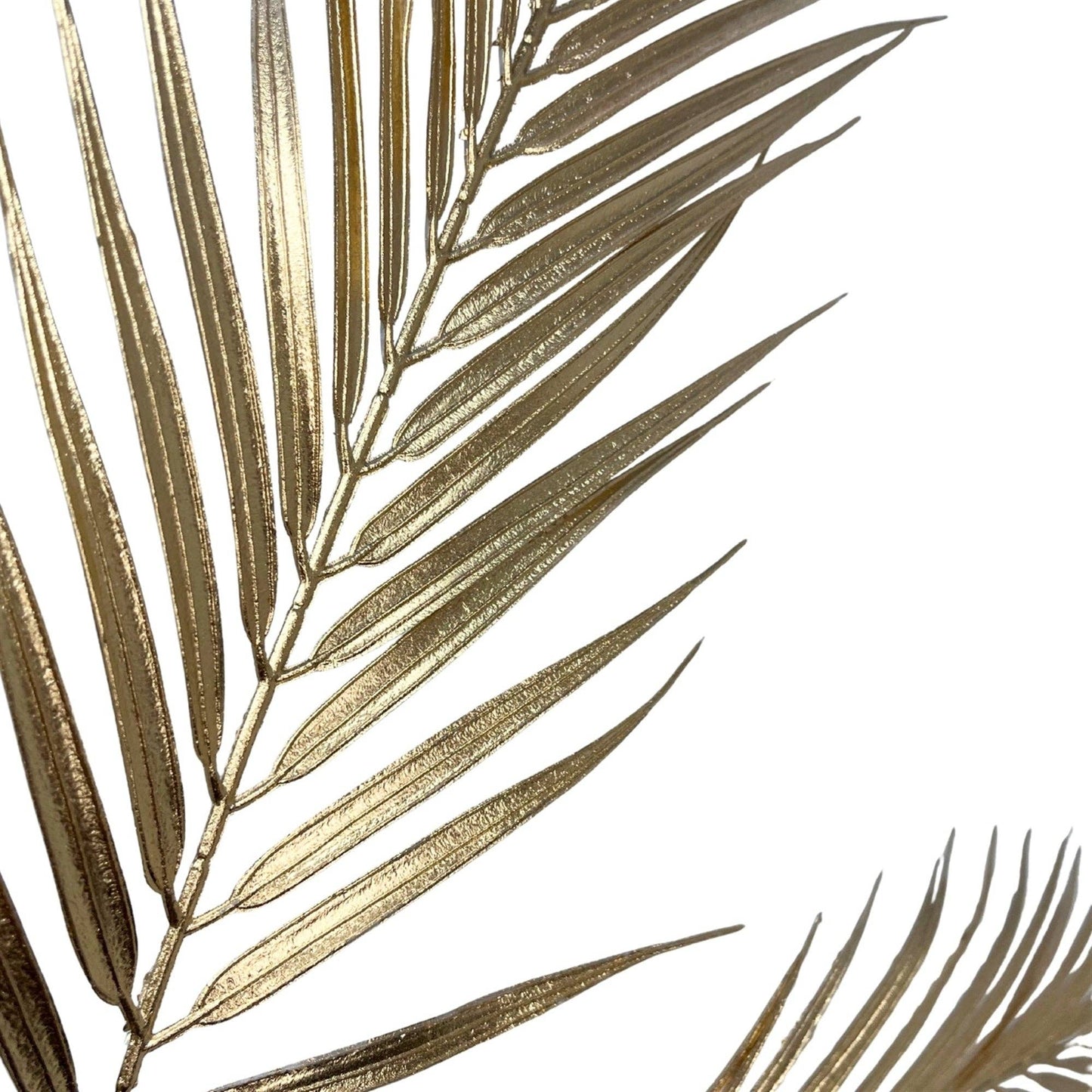 Metallic Palm Leaf 34" - Gold
