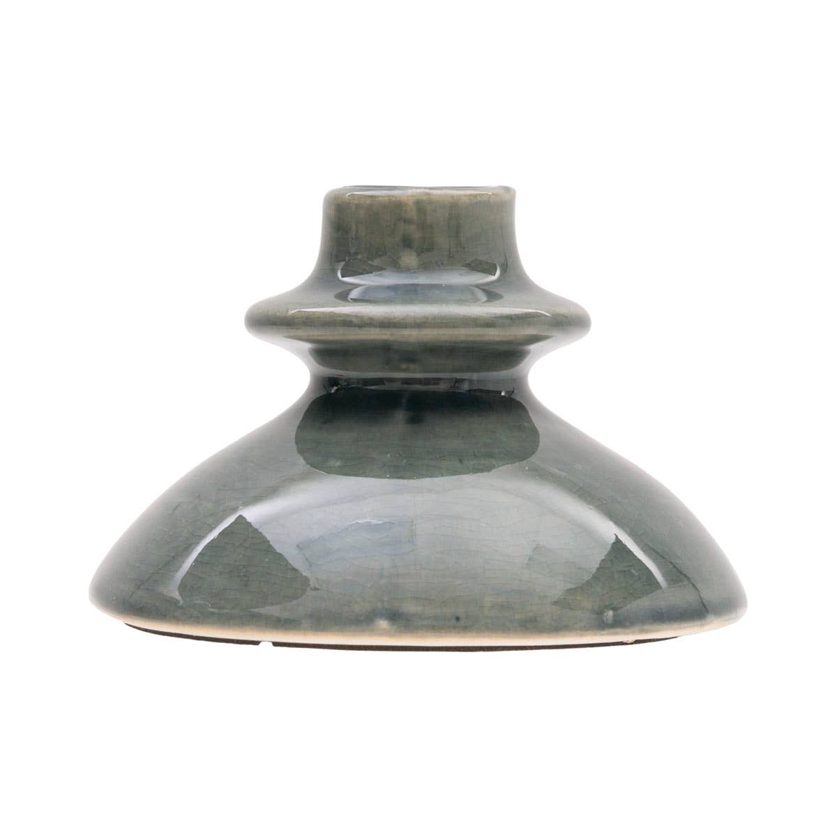 Madigan Crackle Taper Candle Holder