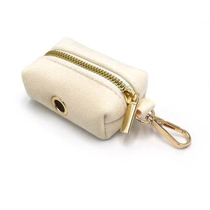 Signature Velvet Poop Bag Dispenser - Wine