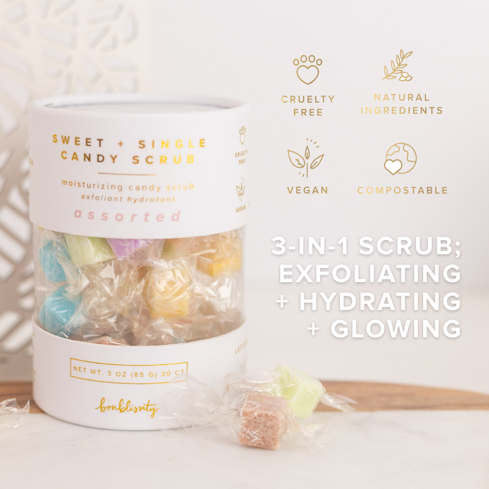 Sugar Cubes Candy Scrub – Assorted (30 pc) | Self-care Gift