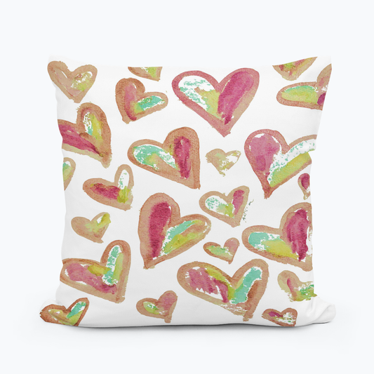 Bridgett Heart Pattern Pillow