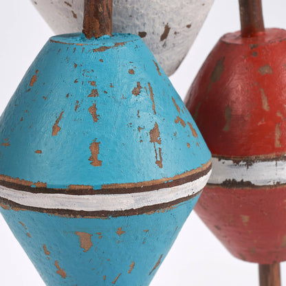 Wooden Bobbers Hanging Decor
