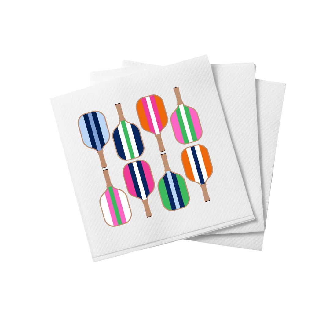 Pickleball Paddle Cocktail Napkins | Set of 20