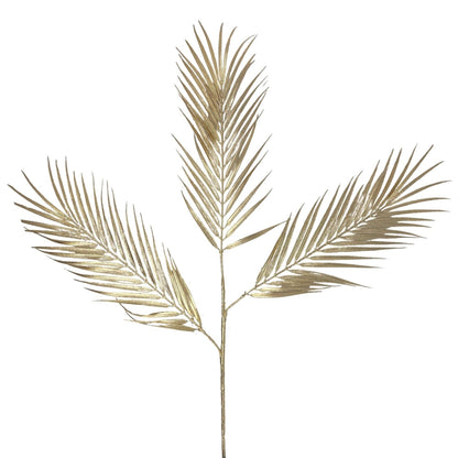 Metallic Palm Leaf 34" - Gold