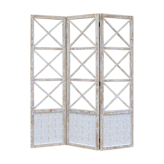 3 Panel Room Divider and Folding Screen