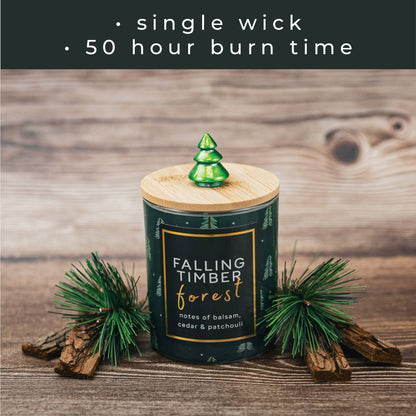 Falling Timber Forest – 10oz Fall Scented Gift Candle
