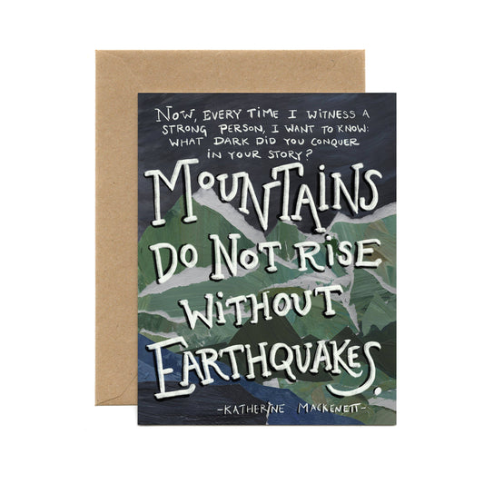 Mountains and Earthquakes