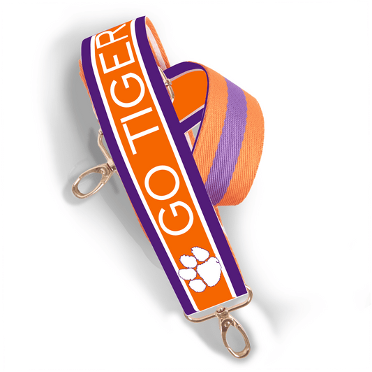 Patterned Shoulder Strap 1.5" - Clemson