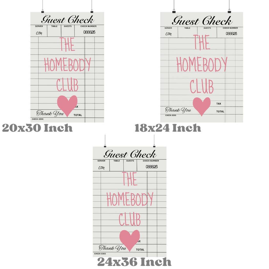 The Homebody Club Wall Art Prints (Copy)