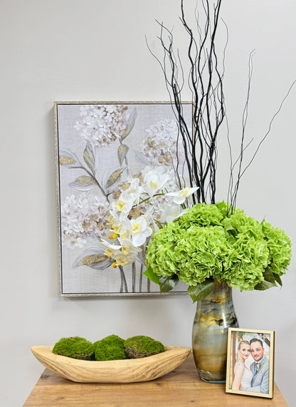 12.5"Real Touch lifelike Hydrangea-6”bloom