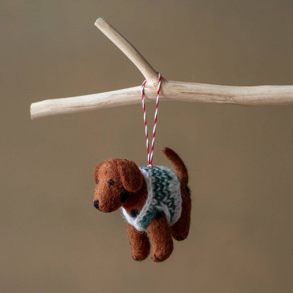 Ornaments Natural Wool Handmade in Nepal