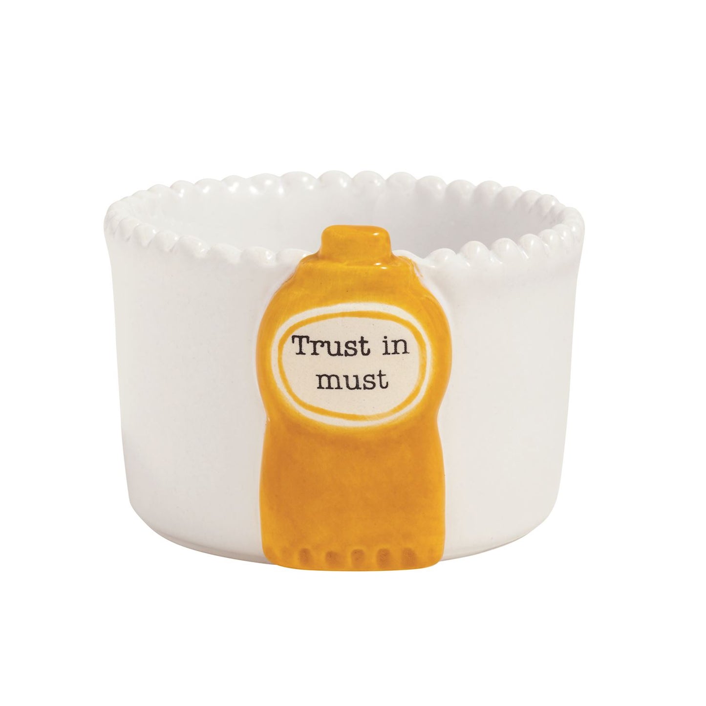 Mustard Icon Tidbit Dish