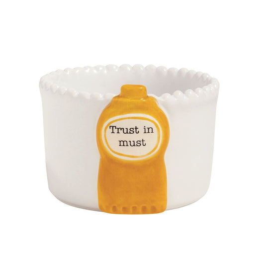 Mustard Icon Tidbit Dish