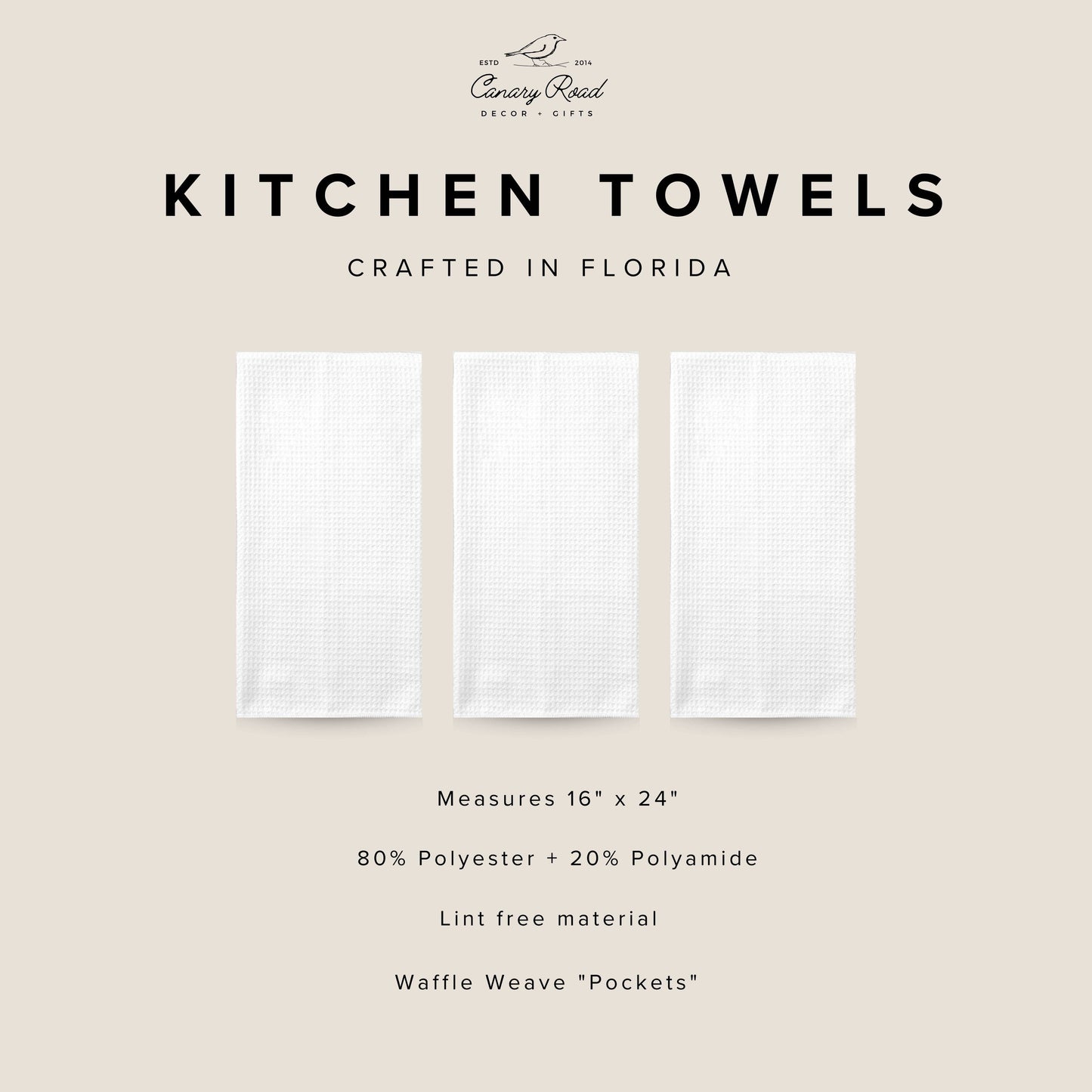 Par-tee Golf Towel, Golfing Decor, Waffle Weave Towel