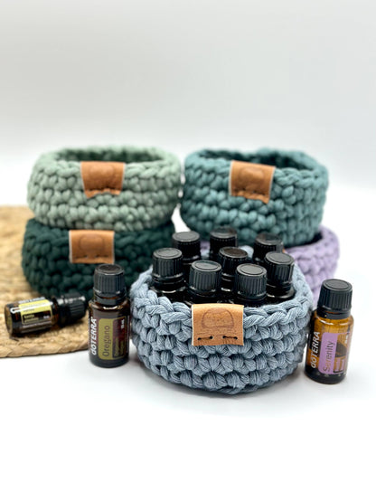 Mini Oil basket / Trinket ( SOLID COLOR)