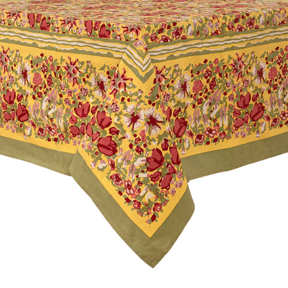 Jardin Red & Green | French Tablecloths