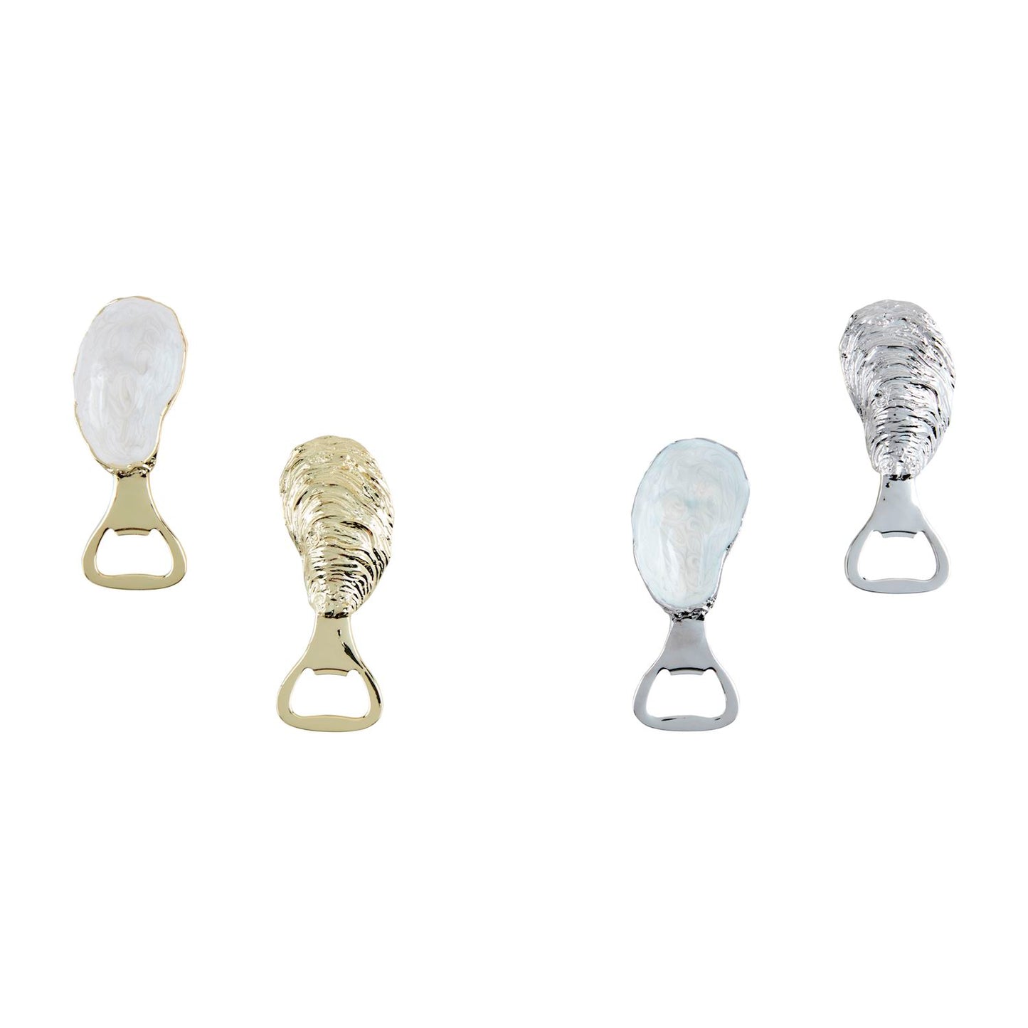 Oyster Bottle Opener Silver