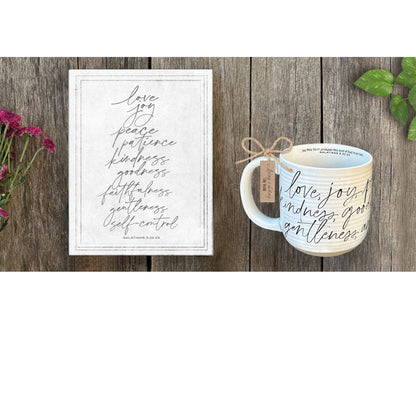 LCP Mug White Fruit Of The Spirit Gal. 22-23