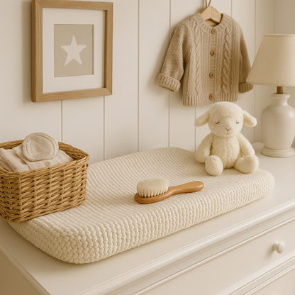 Baby's First Hairbrush in Beechwood - Natural & Gentle