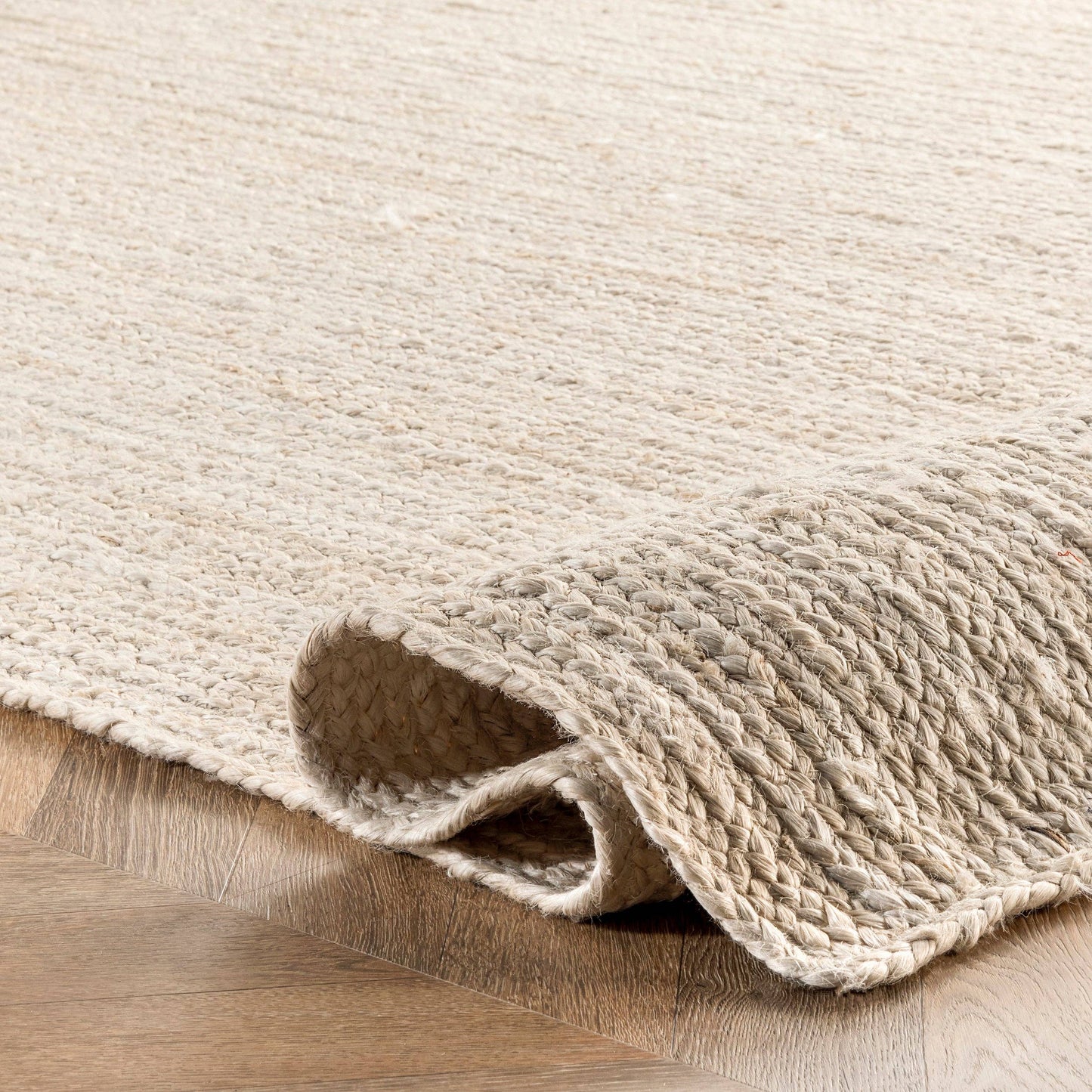 Rigo Hand Woven Farmhouse Jute Area Rug