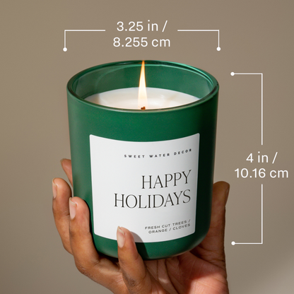 Christmas Tree Farm 15 oz Matte Soy Candle- Home Decor