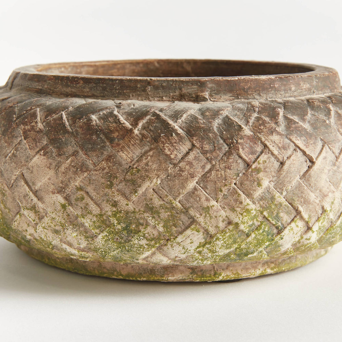 Weathered Garden Low Bowl Small