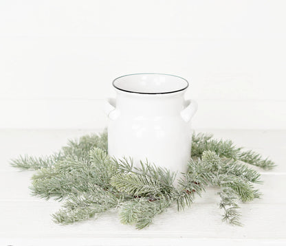 510793- 18in(6.5)Wreath-Icy Sparkle Old World Mix Pines