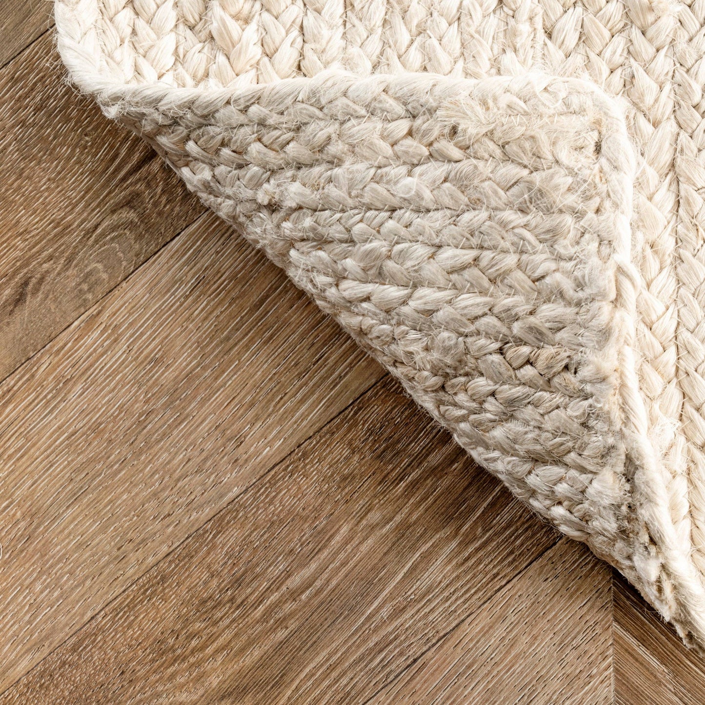 Rigo Hand Woven Farmhouse Jute Area Rug