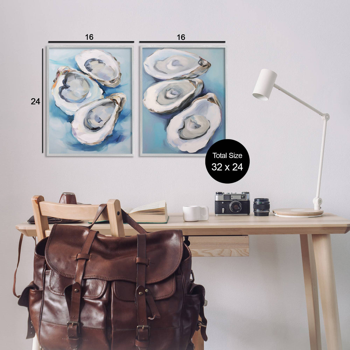 Oysters on the Half Shell Framed Art