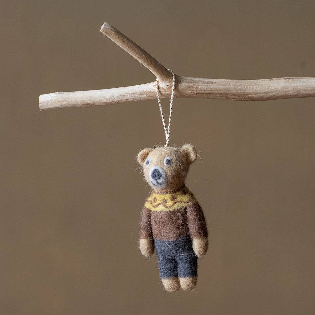 Ornaments Natural Wool Handmade in India