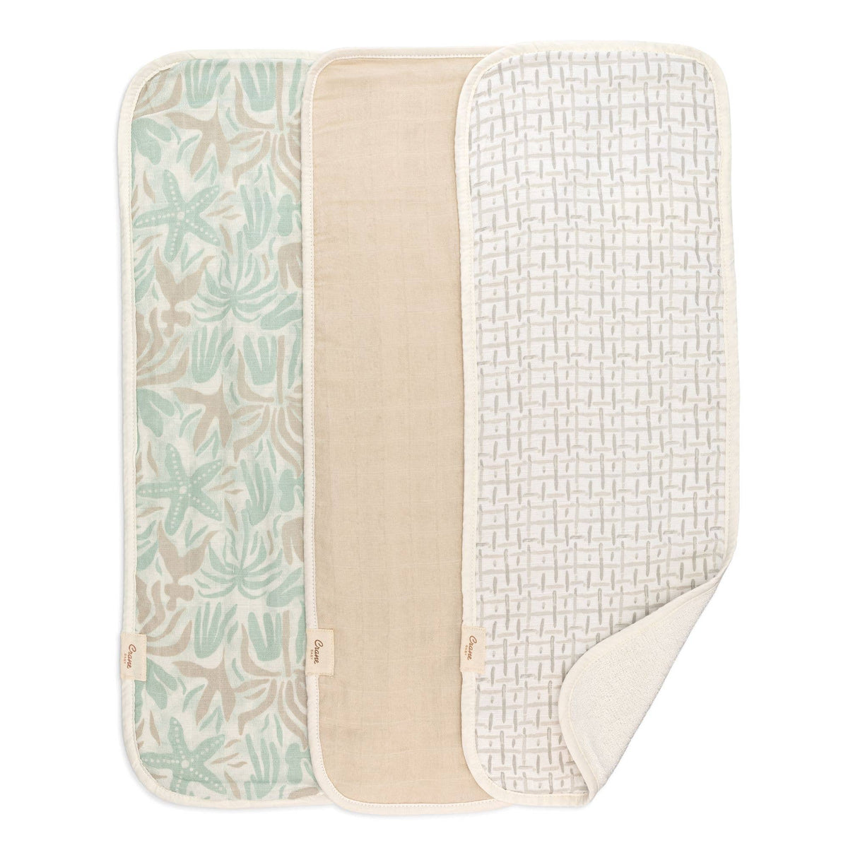 Cove 3-pc. Baby Burp Cloth Set (Beach Life)