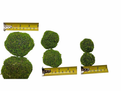 Artificial Petite Moss Dome Set
