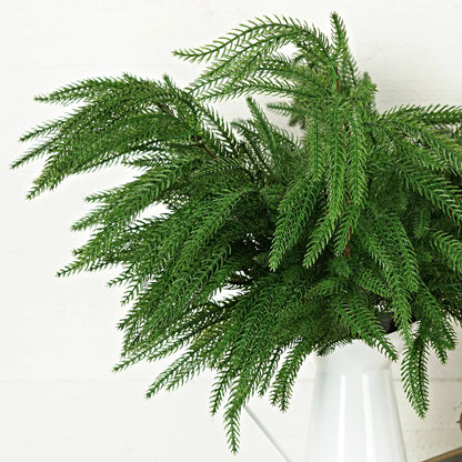 511785- 25in Spray-Soft Touch Fresh Green Norfolk Pine-