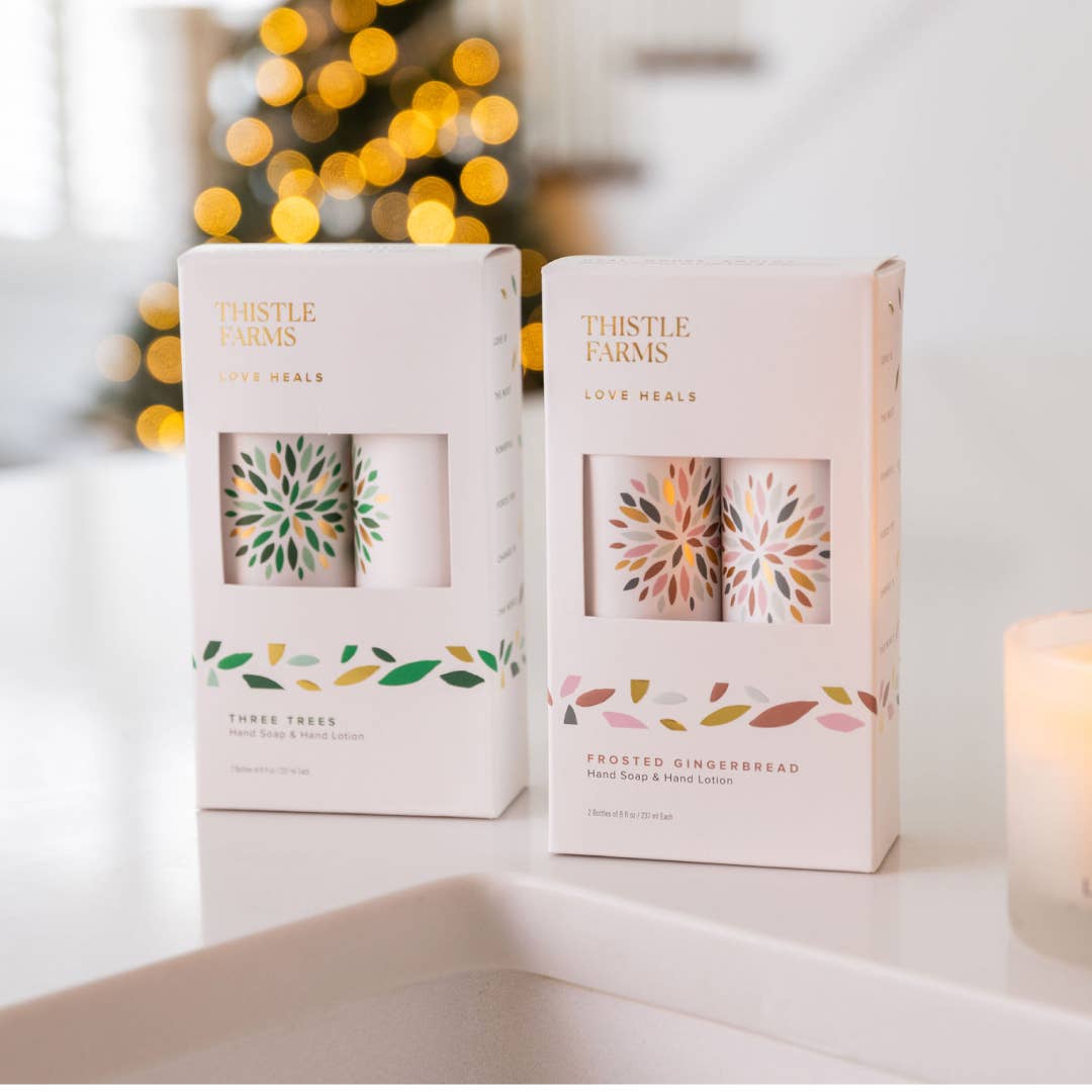 Frosted Gingerbread Moisturizing Hand Soap and Lotion Set