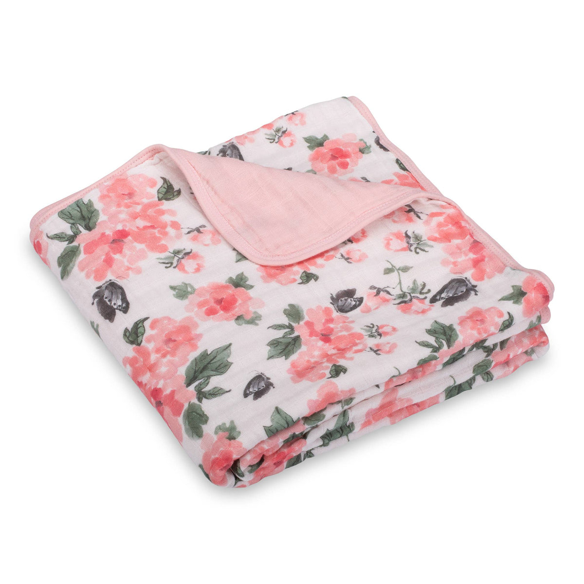 Pretty in Peony Baby Toddler Muslin Blanket