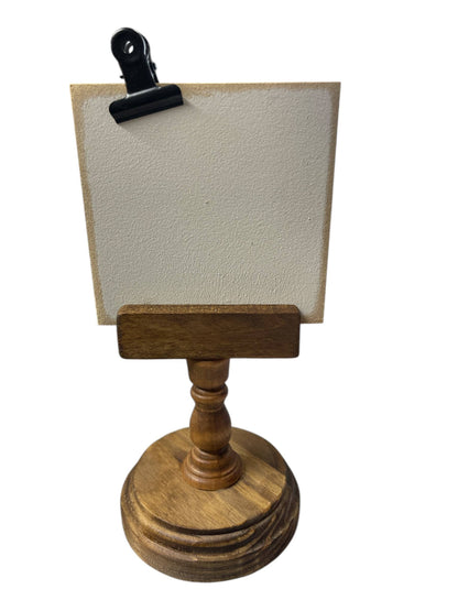 Pedestal Picture Holder/Note Holder/Recipe Card Holder