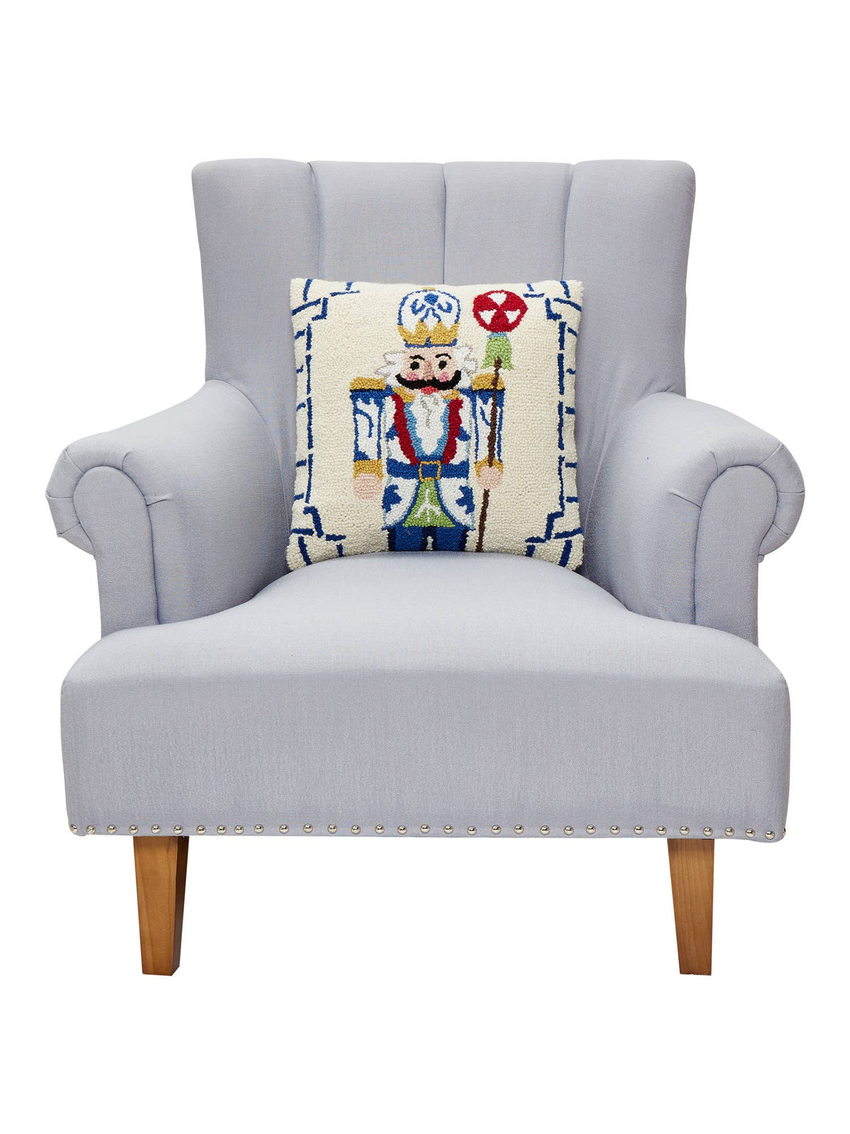 Chinoiserie Nutcracker Hook Pillow