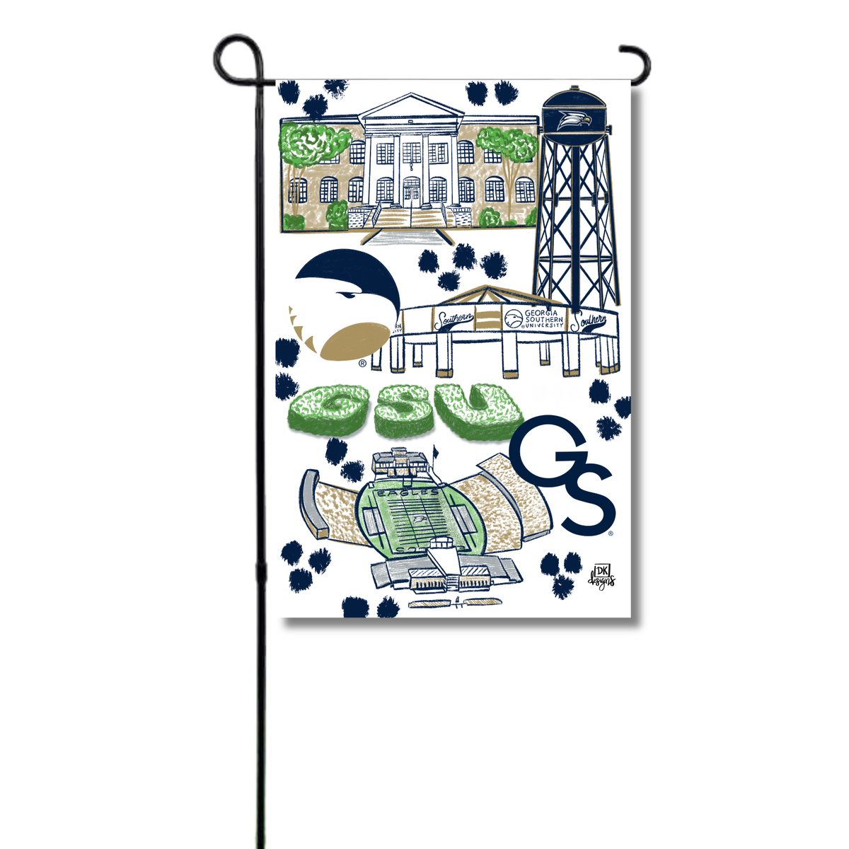 Eagle Nation Icon Garden Flag