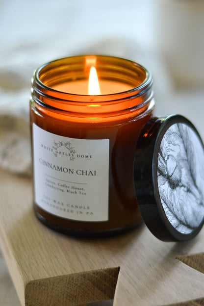 Cinnamon Chai Handpoured 8 oz. Soy Candle | Made in USA